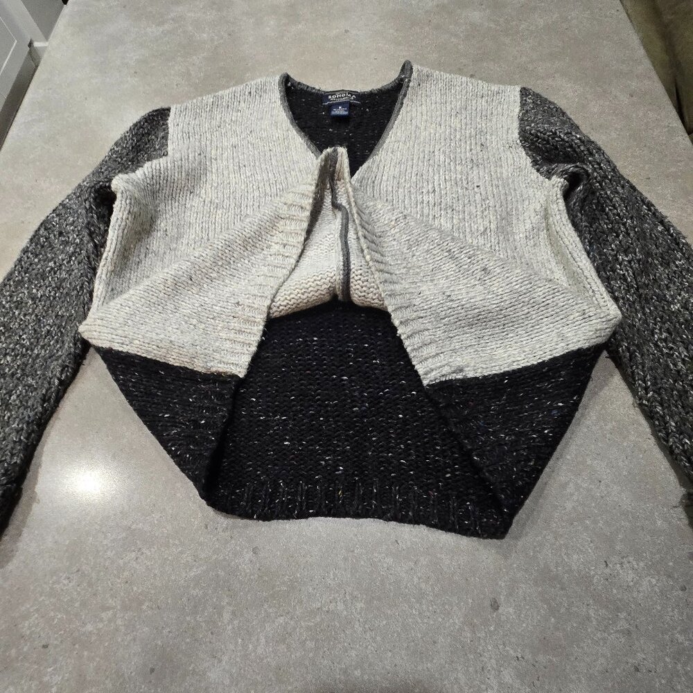 SONOMA JEAN COMPANY Women's Color Block Button Down Cardigan - SZ Medium